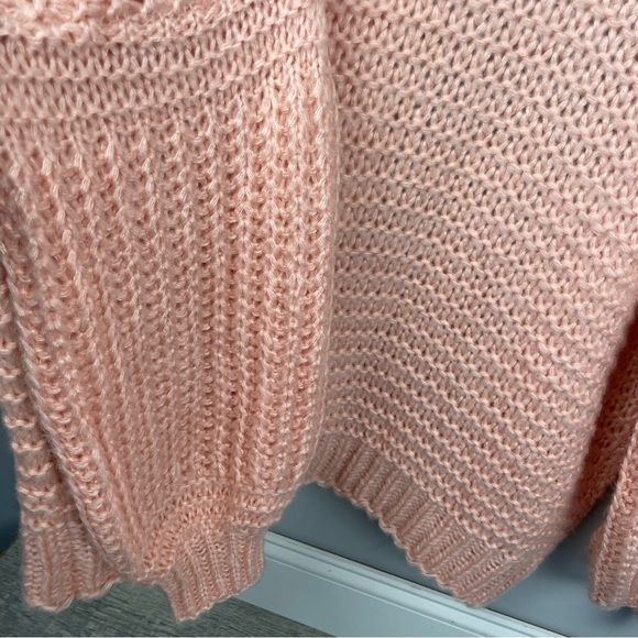 HYFVE Soft Crocheted Open Front Chunky Cardigan Sweater Size Large - Picture 9 of 11